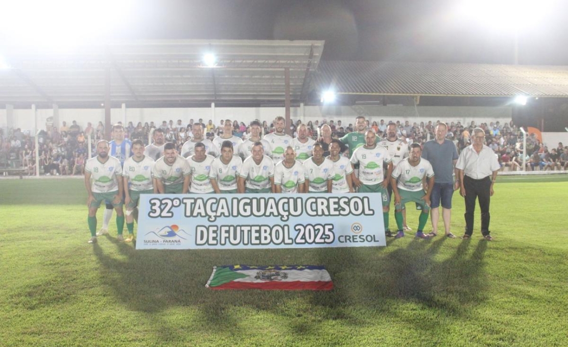 Saudade do Iguaçu faz sua estreia na Taça Iguaçu de Futebol 2025 